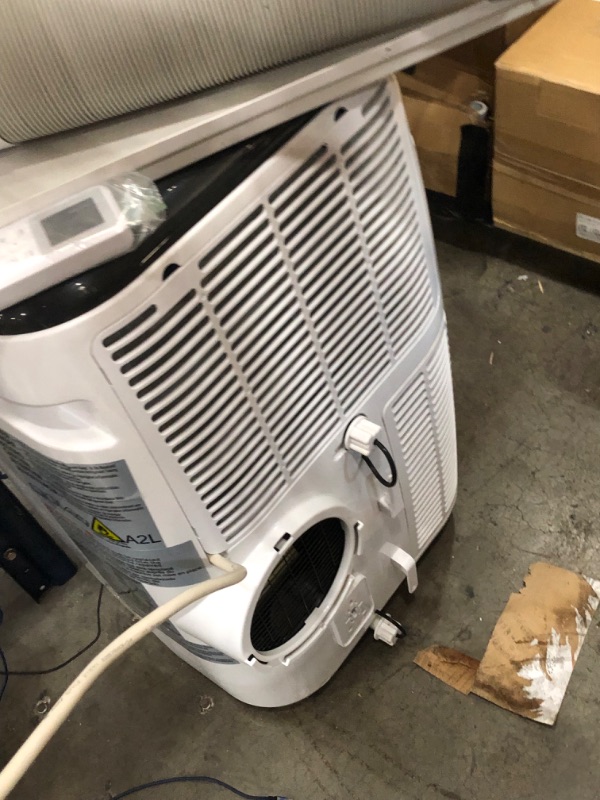 Photo 3 of 10,000 BTU; 6,000 BTU (SACC/CEC) Portable Air Conditioner with Double Motor, Dehumidifier and Remote, White