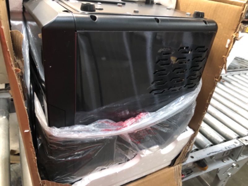 Photo 1 of 44 lbs. Portable Nugget Ice Maker in Black