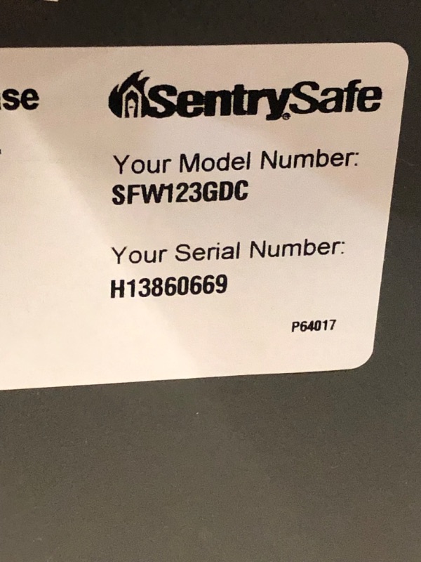 Photo 3 of Sentry Fire-Safe Electronic Lock Business Safes, Grey