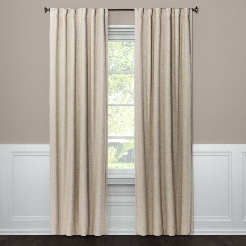 Photo 1 of 1pc 50"x95" Blackout Aruba Window Curtain Panel - Threshold™
