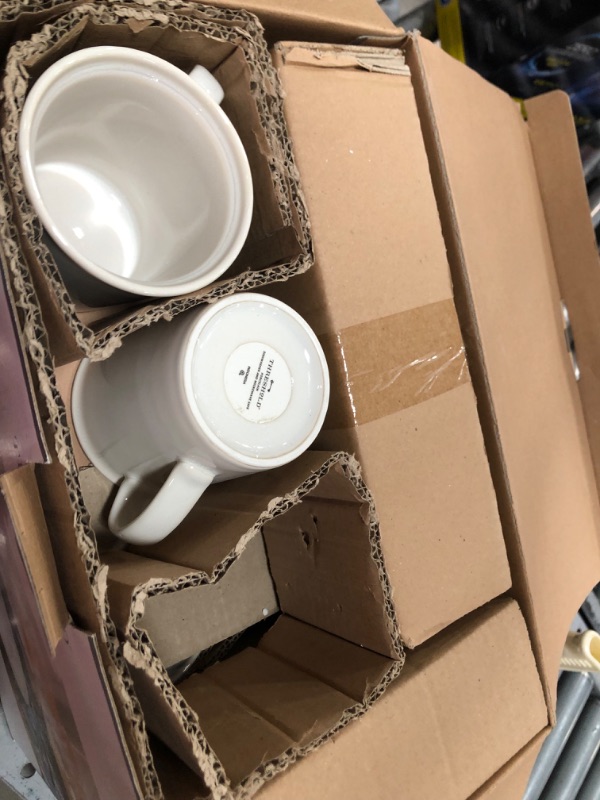 Photo 2 of 16pc Porcelain Woodbridge Dinnerware Set White - Threshold™
