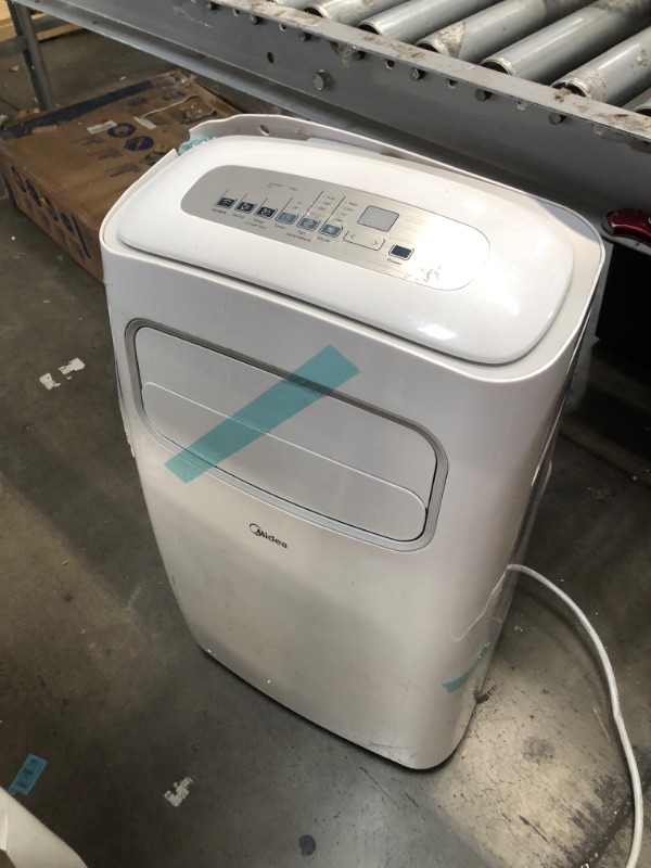 Photo 2 of Midea 14,000 BTU ASHRAE (8,200 BTU SACC) Portable Air Conditioner, Cools up to 375 Sq. Ft., Works as Dehumidifier & Fan, Control with Remote, Amazon Alexa & Google Assistant
