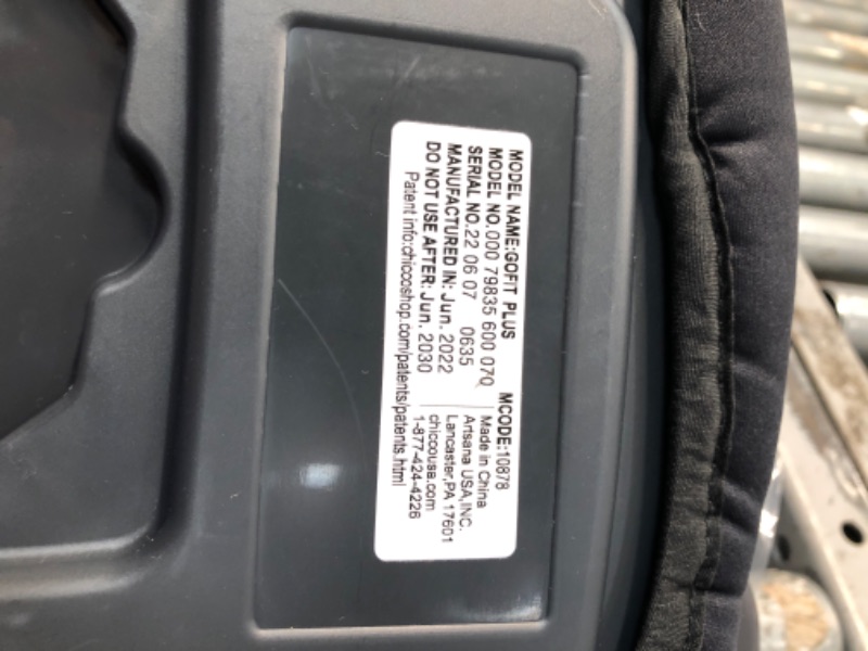 Photo 3 of Chicco GoFit Plus Backless Booster Car SEAT, Stream