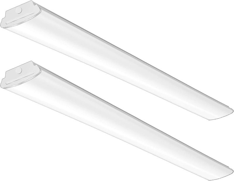 Photo 1 of Tycholite 8FT LED Shop Lights 110W LED Garage Light, 5000K, 12000lm, 8 Foot LED Linear Strip Fixture, Surface and Suspend Mounting, for Warehouse, Workshop, Replace for Fluorescent Tube 2 Pack
