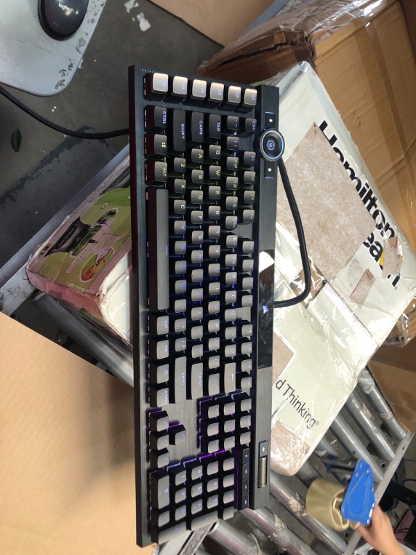 Photo 2 of Corsair K100 RGB Mechanical Gaming Keyboard - Cherry MX Speed - Black