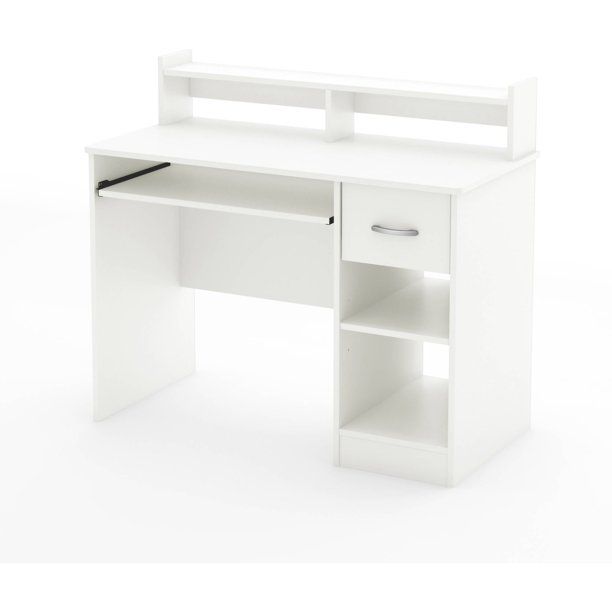 Photo 1 of South Shore Smart Basics Small Desk with Keyboard Tray, Multiple Finishes
