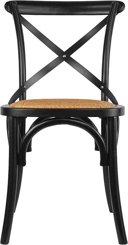 Photo 1 of 2xHome Cross Back Black Dining Chair