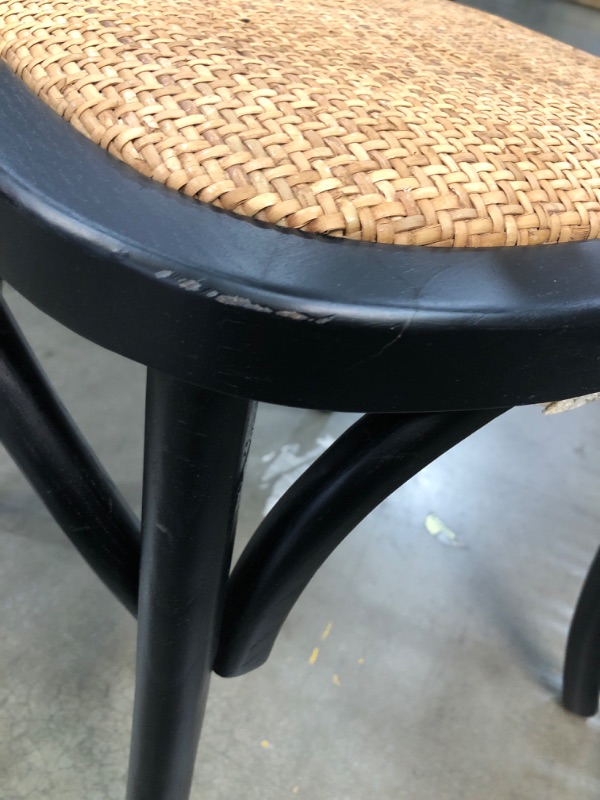 Photo 4 of 2xHome Cross Back Black Dining Chair