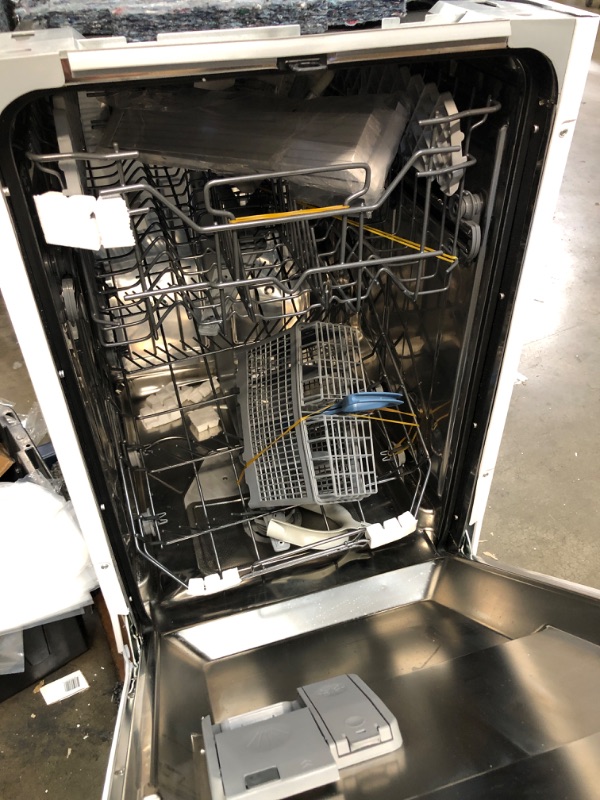 Photo 5 of DWF18V0W 18" Built in Dishwasher with 8 Place Settings 6 Cycles Stainless Steel Interior and Front Controls in
