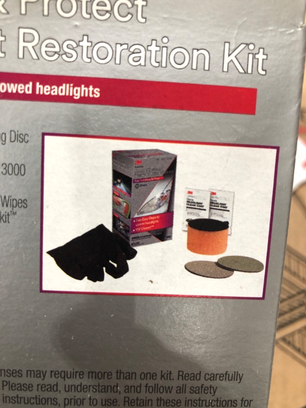 Photo 3 of 3M Restore & Protect Headlight Restoration Kit
