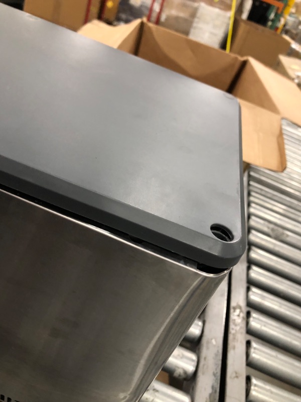 Photo 5 of ***PARTS ONLY*** GE Profile Opal | Countertop Nugget Ice Maker | Portable Ice Machine Complete with Bluetooth Connectivity | Smart Home Kitchen Essentials | Stainless Steel Finish | Up to 24 lbs. of Ice Per Day(POWERS ON. USED AND MINOR DENTS AND DAMAGE)