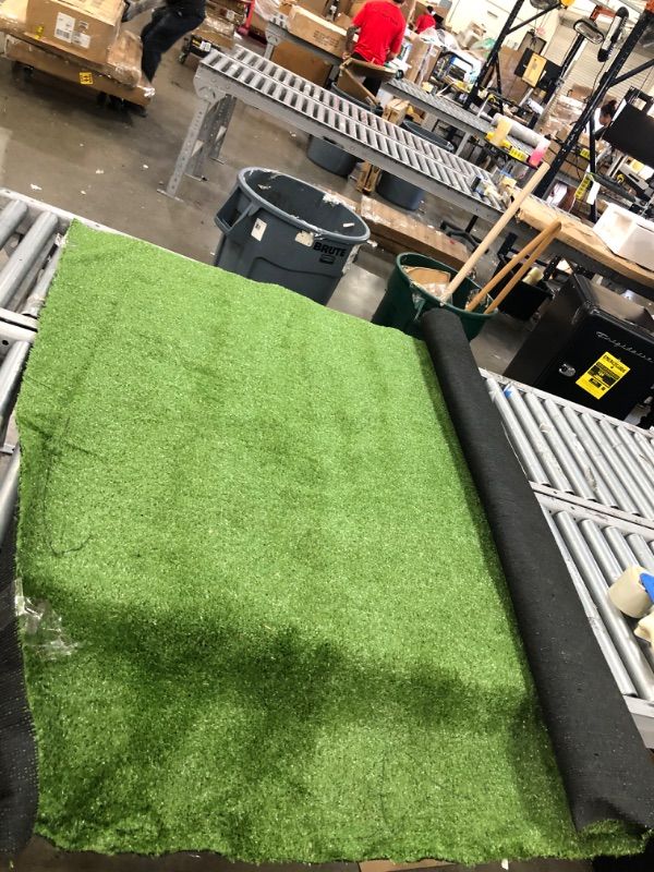 Photo 2 of · Petgrow · 5FTX8FT Synthetic Artificial Grass Turf for Wedding Christmas Decorations Fence Backdrop Shop