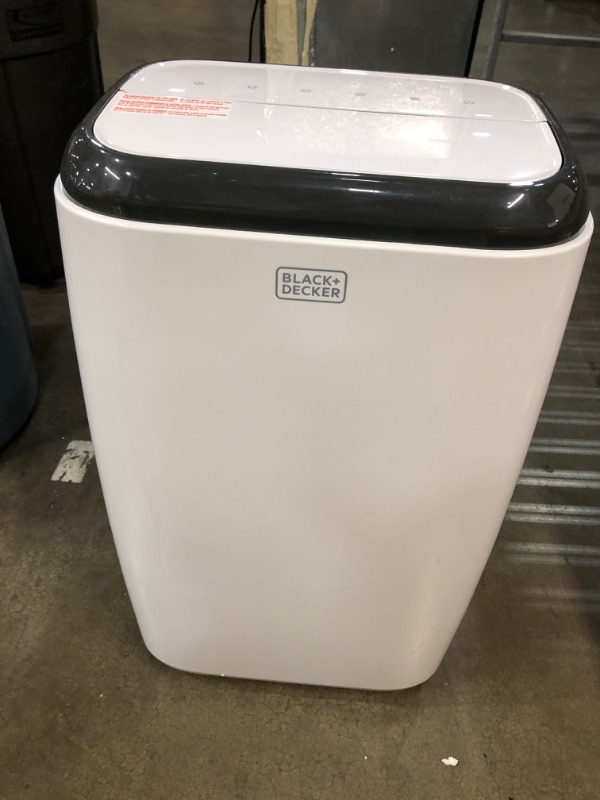 Photo 2 of 10,000 BTU; 6,000 BTU (SACC/CEC) Portable Air Conditioner with Double Motor, Dehumidifier and Remote, White