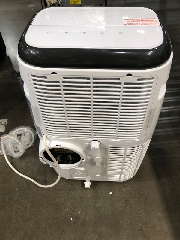 Photo 3 of 10,000 BTU; 6,000 BTU (SACC/CEC) Portable Air Conditioner with Double Motor, Dehumidifier and Remote, White