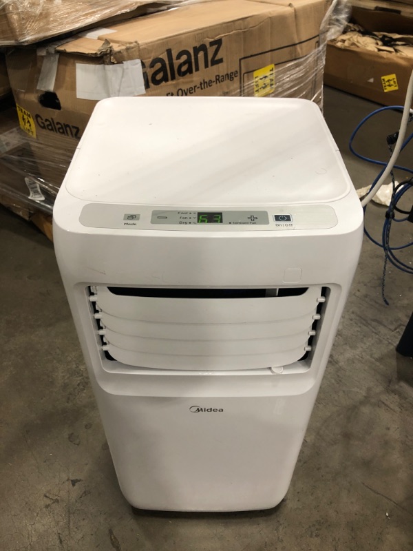 Photo 2 of Midea 8,000 BTU ASHRAE (5,300 BTU SACC) Portable Air Conditioner, Cools up to 175 Sq. Ft., Works as Dehumidifier & Fan, Remote Control & Window Kit Included
