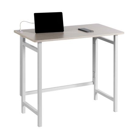 Photo 1 of Compact Desk with Dual USB, 15.7" D, 31-1/2" W, 29-1/2" H, White
