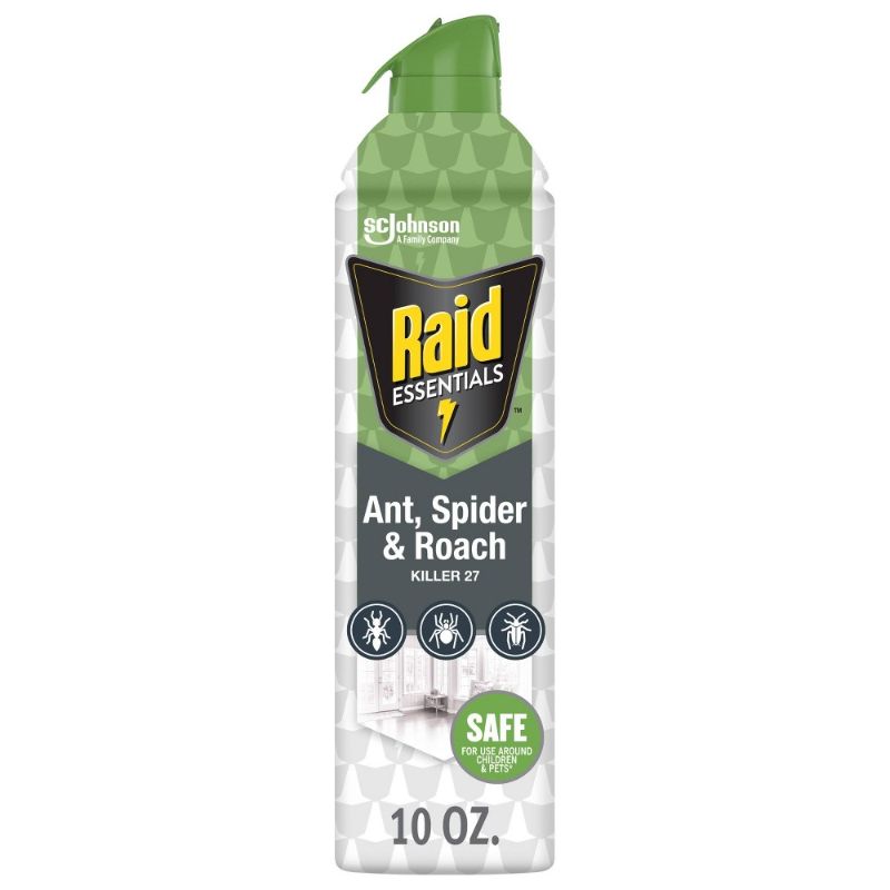 Photo 1 of 5PK-Raid Essentials Ant, Spider & Roach Killer 27 Aerosol - 10 Oz
