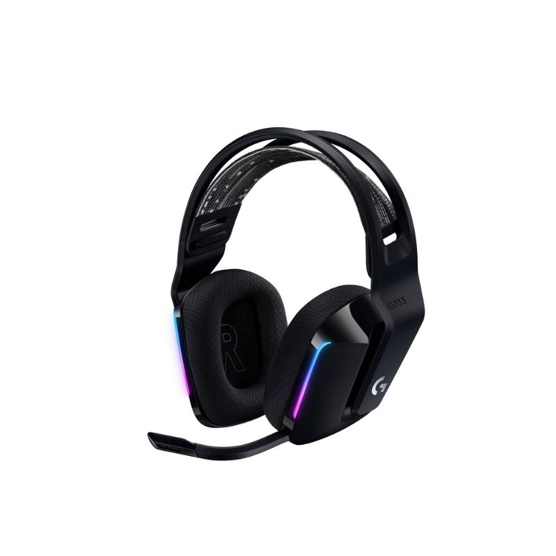 Photo 1 of Logitech G733 LIGHTSPEED Wireless RGB Gaming Headset - Black
