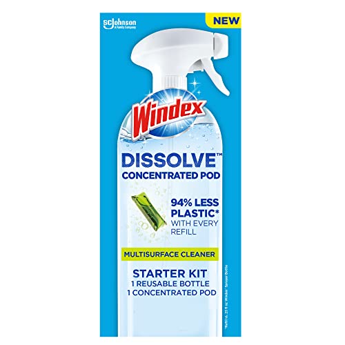 Photo 1 of 4pk-Windex Dissolve Pods Multi Surface Cleaner Starter Kit - 0.28 Fl Oz/2pk
