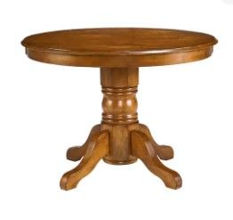 Photo 1 of 42 in. Round Cottage Oak Dining Table by HOMESTYLES