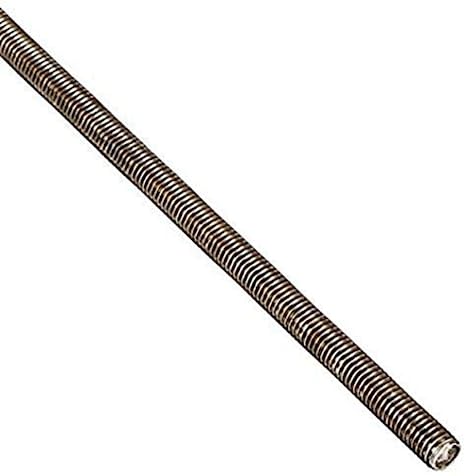 Photo 1 of 18-8 Stainless Steel Fully Threaded Rod, 3/8"-16 Thread Size, 36" Length, Right Hand Threads
