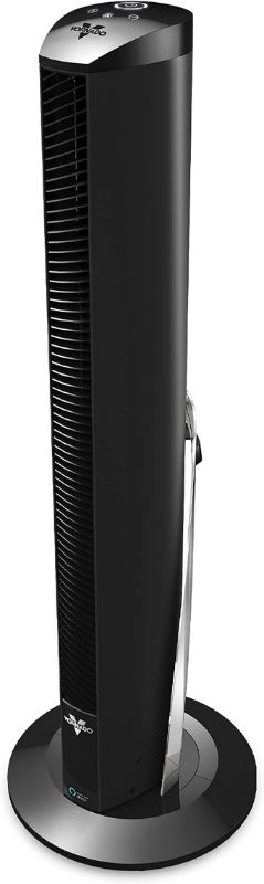 Photo 1 of Vornado OSCR37 AE Oscillating Tower Fan and Air Circulator, Works with Alexa, Whole Room, Black, A Certified for Humans Device
