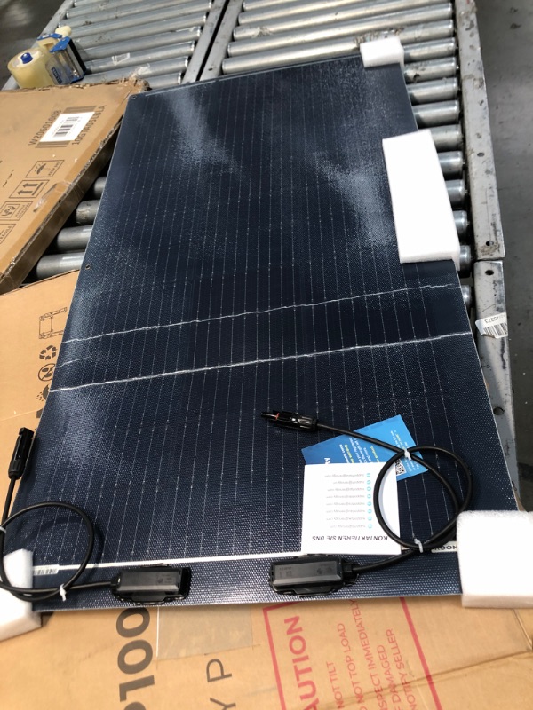 Photo 2 of Renogy Black Division 100W Lightweight Monocrystalline Solar Panel