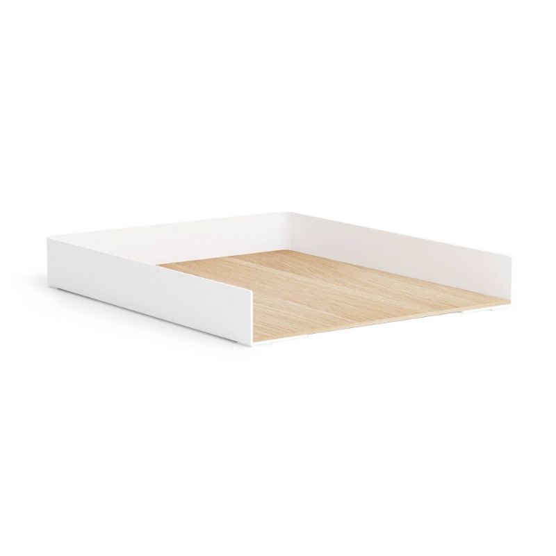 Photo 1 of U Brands X RiOrganize Modern Plastic & Wood File Tray
