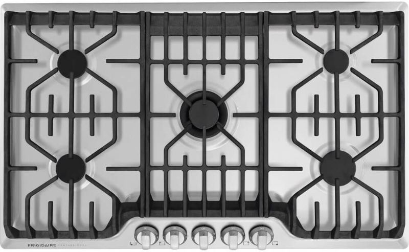 Photo 1 of FRIGIDAIRE Professional FPGC3677RS FRIGIDAIRE Professional 36'' Gas Cooktop with Griddle in Stainless Steel
