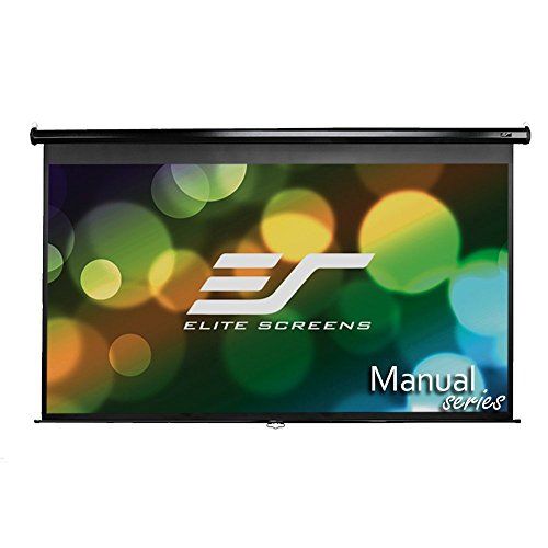 Photo 1 of Elite Screens M84UWH Manual Pull Down Projector Screen
