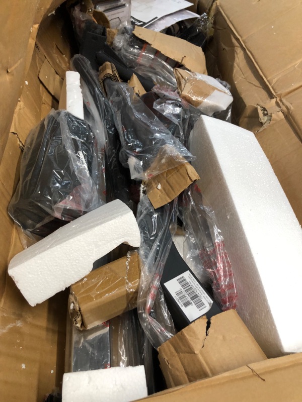 Photo 1 of **INCOMPLETE MISSING UNKOWN BOX OF 2 !! Fitness Reality Squat Rack Power Cage with | Optional Lat Pulldown & Leg Holdown Attachment | Squat and Bench Rack Combos| Super Max 810 XLT |
