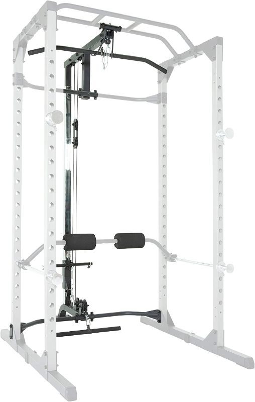 Photo 1 of **INCOMPLETE MISSING UNKOWN BOX OF 2 !! Fitness Reality Squat Rack Power Cage with | Optional Lat Pulldown & Leg Holdown Attachment | Squat and Bench Rack Combos| Super Max 810 XLT |
