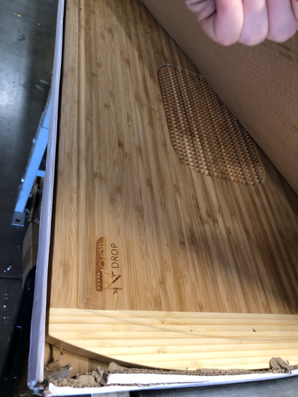 Photo 2 of 30x20 Bamboo Extra Large Cutting Board- Use as a Charcuterie Board, Butcher Block, Over Sink Cutting Board, Brisket Cutting Board, Rv Stove Top Cover, Noodle Board Stove Cover, Meat Cutting Board
