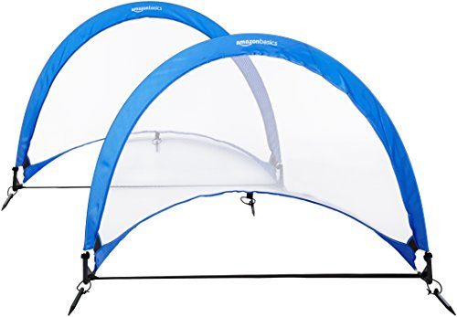 Photo 1 of Basics Pop-up Soccer Goal Net Set with Carrying Case - 4 Feet Blue
