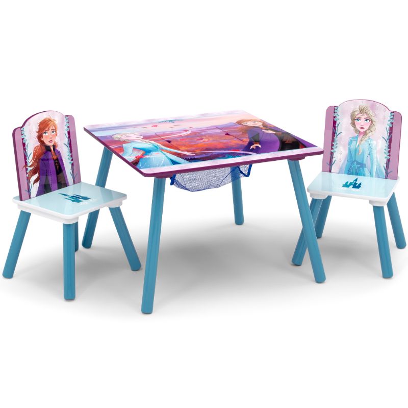 Photo 1 of Disney Frozen Ii Table and Chair Set with Storage by Delta Children Multi
