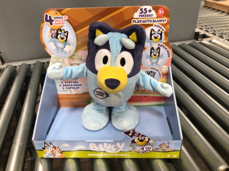 Photo 2 of Bluey Dance and Play 14" Animated Plush | Over 55 Phrases and Songs
