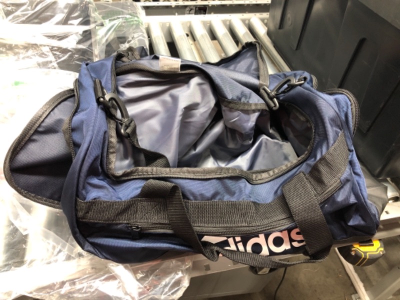 Photo 1 of adidas Defender 4 Small Duffel Bag, Team Navy Blue, 11.75"x20.5"x11"
