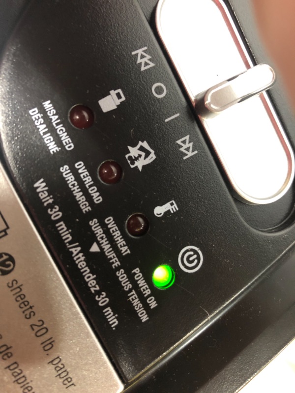 Photo 1 of Amazon Basics 12-Sheet Cross-Cut Paper and Credit Card Home Office Shredder