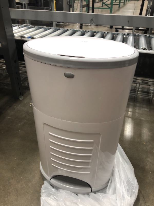 Photo 2 of Dekor Classic Hands-Free Diaper Pail | White | Easiest to Use | Just Step – Drop – Done | Doesn’t Absorb Odors | 20 Second Bag Change | Most Economical Refill System