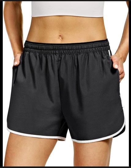 Photo 1 of SPECIALMAGIC Women's Gym Shorts Summer Casual Workout Active Yoga Shorts with Pockets