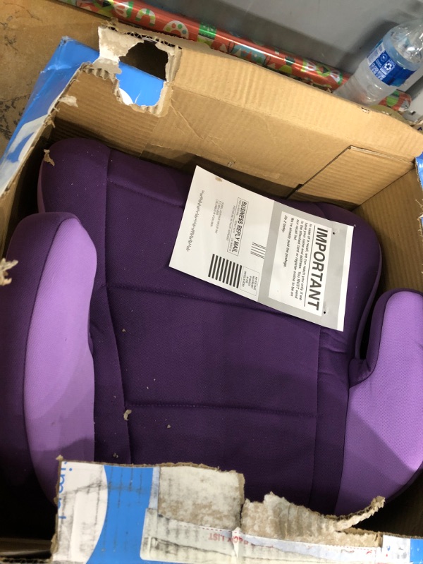 Photo 2 of Cosco Topside Child Safe Belt Positioned Backless Booster Car Seat, Purple Grape