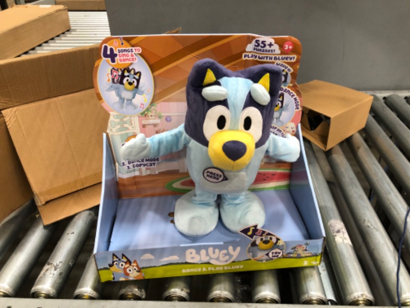 Photo 2 of Bluey Dance and Play 14" Animated Plush | Over 55 Phrases and Songs
