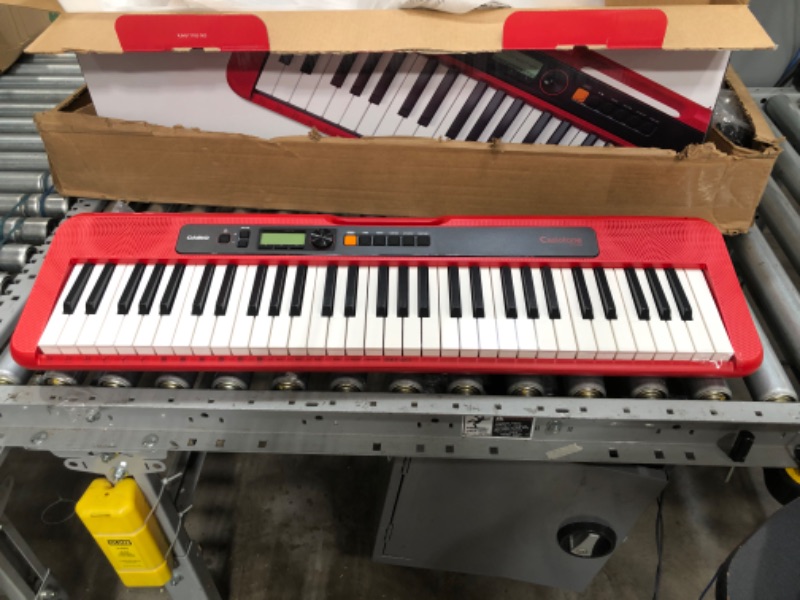 Photo 2 of Casio CT-S200 61-Key Portable Keyboard (Red)