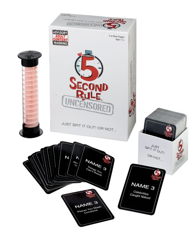 Photo 1 of 5 Second Rule Uncensored Game Adult Game Party Game Card Game