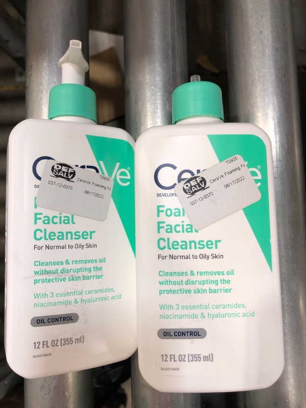 Photo 1 of 2 - CeraVe Foaming Facial Cleanser | 12 oz | Daily Face Wash for Oily Skin | Fragrance Free