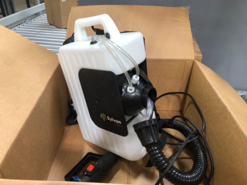 Photo 2 of *nonfunctional* Sylvan 2.0 HIGH Powered Corded ULV FOGGER Backpack Built-in HIGH Powered 1200w Electric Portable Cold Dual NOZZLES Sprayer
