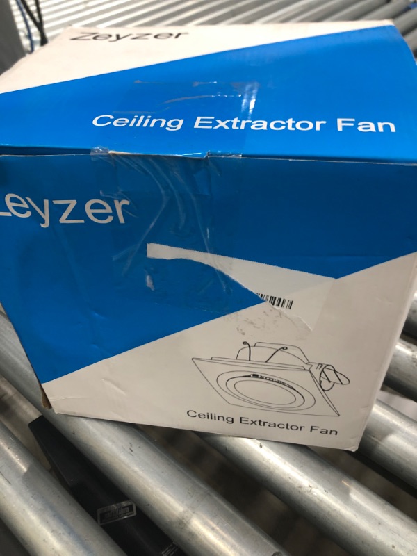 Photo 1 of zeyzer ceiling extractor fan