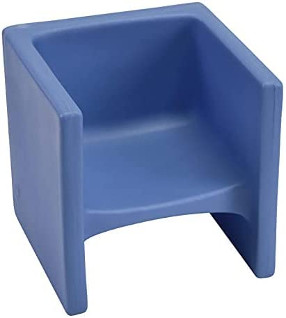 Photo 1 of Children's Factory-CF910-013 Cube Chair for Kids, Flexible Seating Classroom Furniture for Daycare/Playroom/Homeschool, Indoor/Outdoor Toddler Chair, Sky Blue
