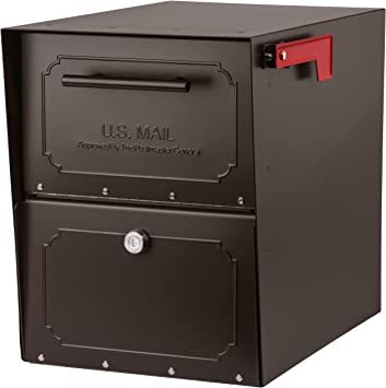 Photo 1 of Architectural Mailboxes 620020RZ TriBolt High Security Parcel Mailbox, C3, Rubbed Bronze
