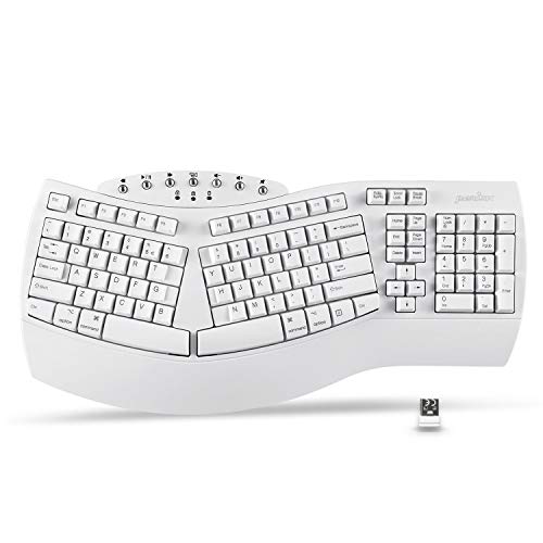 Photo 1 of Perixx PERIBOARD-612W Wireless 2.4G & Bluetooth Ergonomic Split Keyboard for Windows & MacOS
